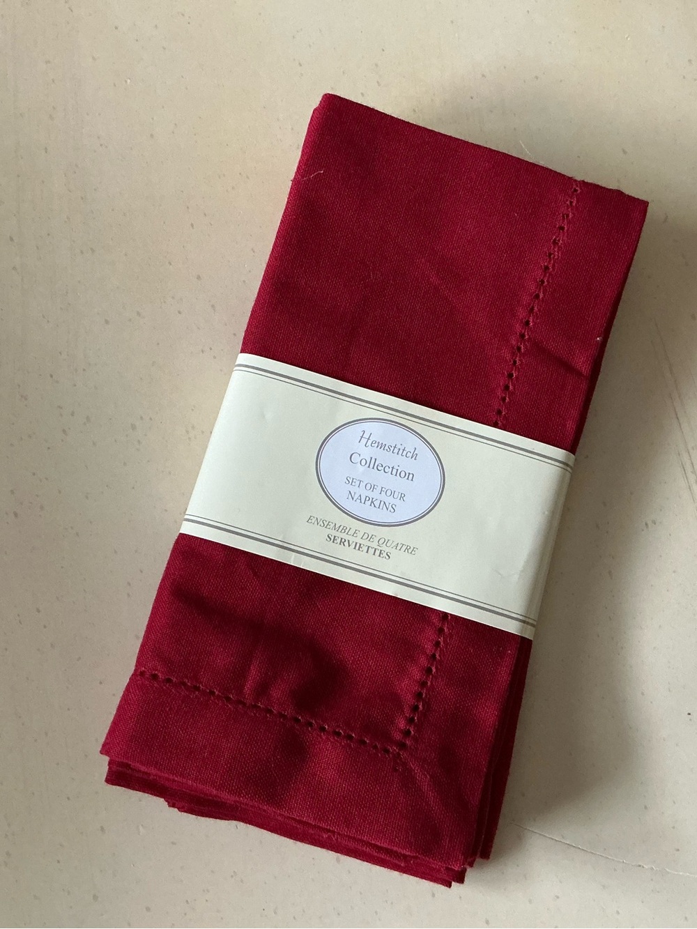 Set of 4 Large Fabric Dinner Napkins 🍽